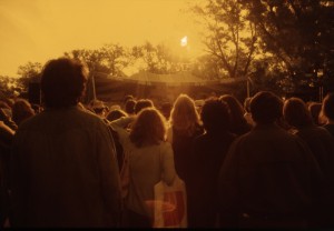 Audience at Mariposa Folk Festival, 1978.