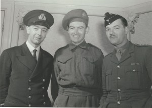 All three Bartlett brothers: from left, Ernest, Jack and Rick.