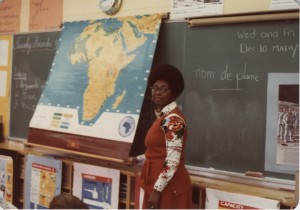 Jean Augustine as a teacher in Toronto. Image no. ASC0443.
