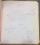 Image of a meeting agenda for the Granada Association with scribbled notes on the document.
